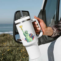 Statue Of Liberty Soccer Cup Tumbler With Handle USA Soccer Lover Gift