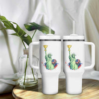 Statue Of Liberty Soccer Cup Tumbler With Handle USA Soccer Lover Gift