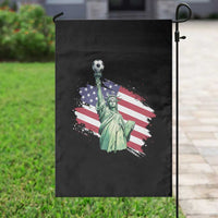 Statue Of Liberty Soccer Lover Garden Flag New Yorker Fan Gift