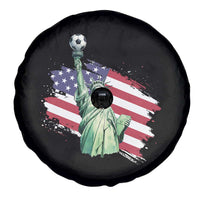 Statue Of Liberty Soccer Lover Spare Tire Cover New Yorker Fan Gift