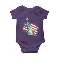 Statue Of Liberty Soccer Lover Baby Onesie New Yorker Fan Gift