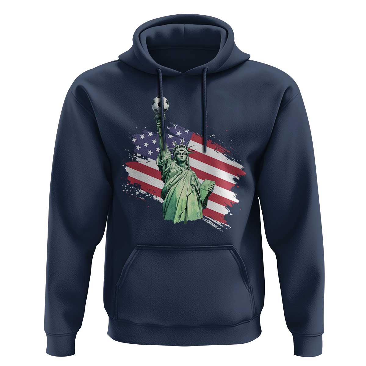 Statue Of Liberty Soccer Lover Hoodie New Yorker Fan Gift
