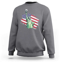 Statue Of Liberty Soccer Lover Sweatshirt New Yorker Fan Gift