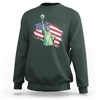 Statue Of Liberty Soccer Lover Sweatshirt New Yorker Fan Gift