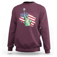 Statue Of Liberty Soccer Lover Sweatshirt New Yorker Fan Gift