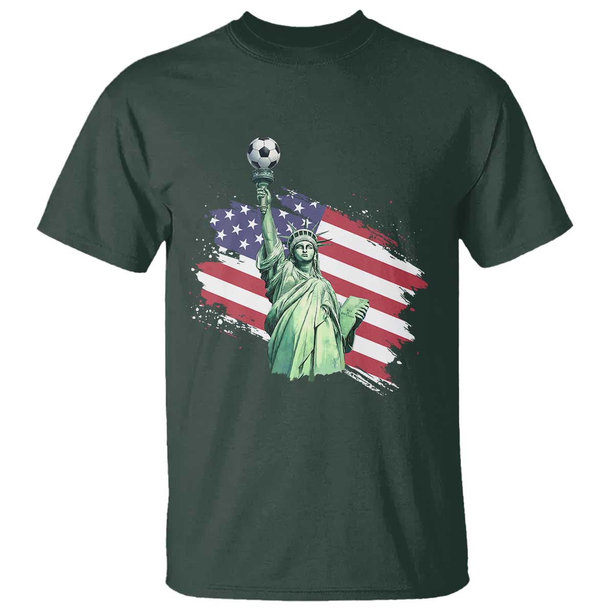 Statue Of Liberty Soccer Lover T Shirt New Yorker Fan Gift
