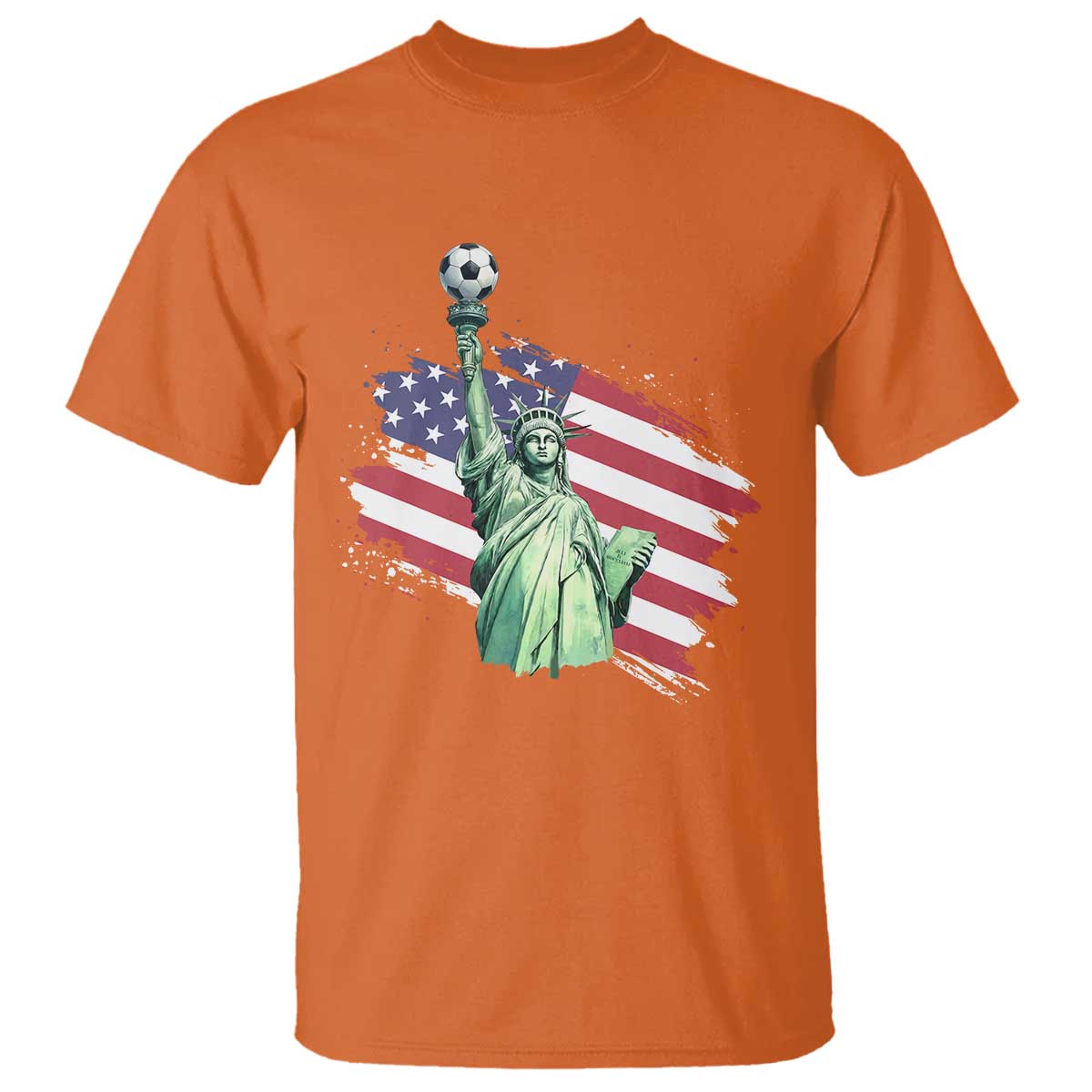 Statue Of Liberty Soccer Lover T Shirt New Yorker Fan Gift