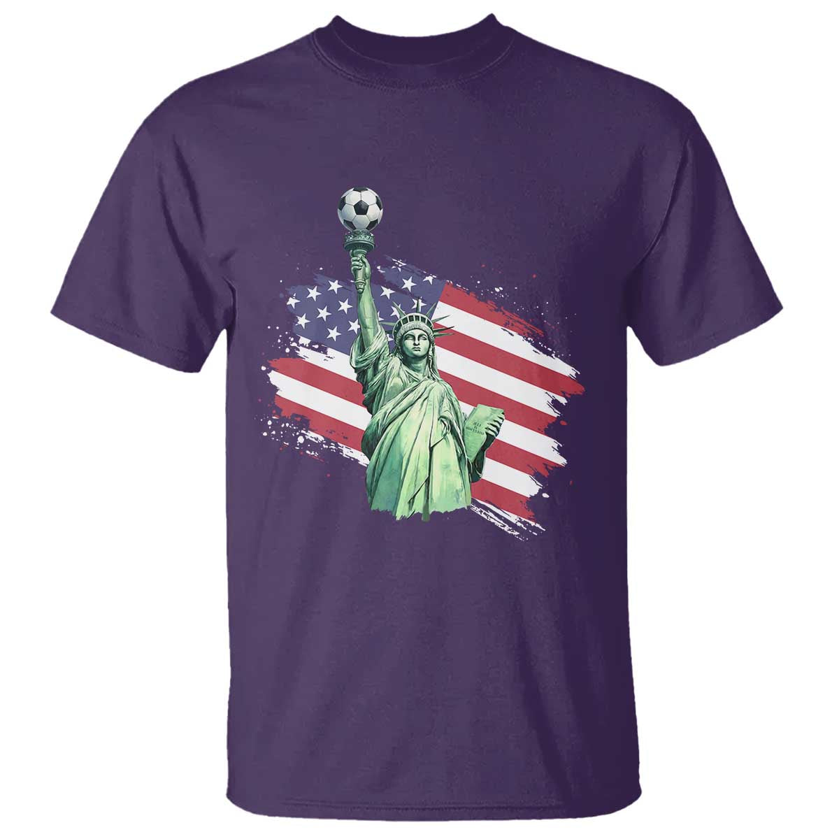 Statue Of Liberty Soccer Lover T Shirt New Yorker Fan Gift