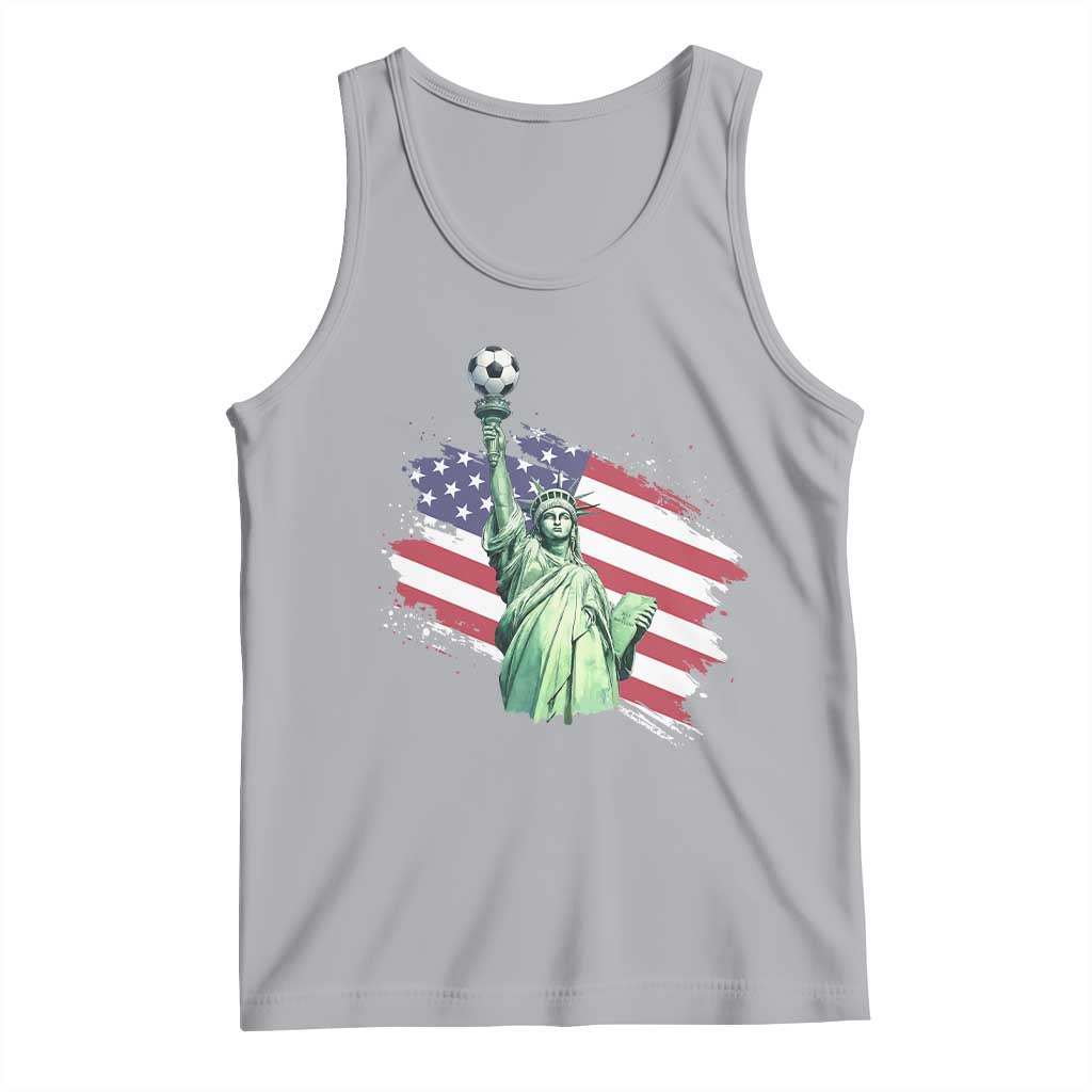 Statue Of Liberty Soccer Lover Tank Top New Yorker Fan Gift