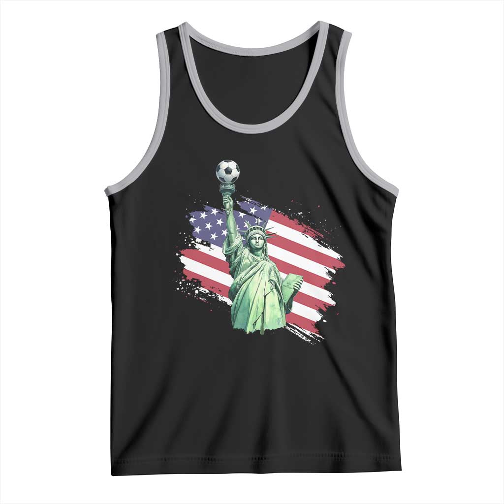 Statue Of Liberty Soccer Lover Tank Top New Yorker Fan Gift