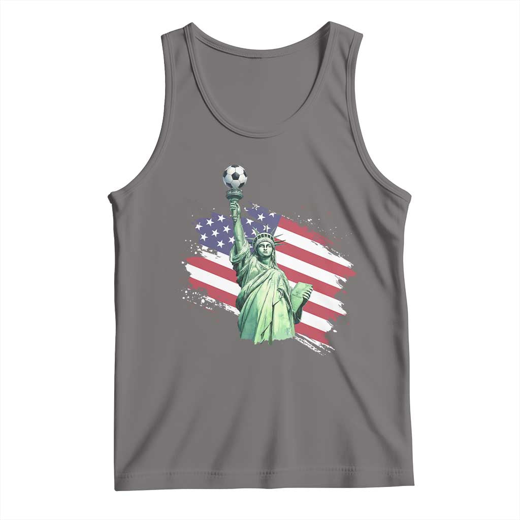 Statue Of Liberty Soccer Lover Tank Top New Yorker Fan Gift
