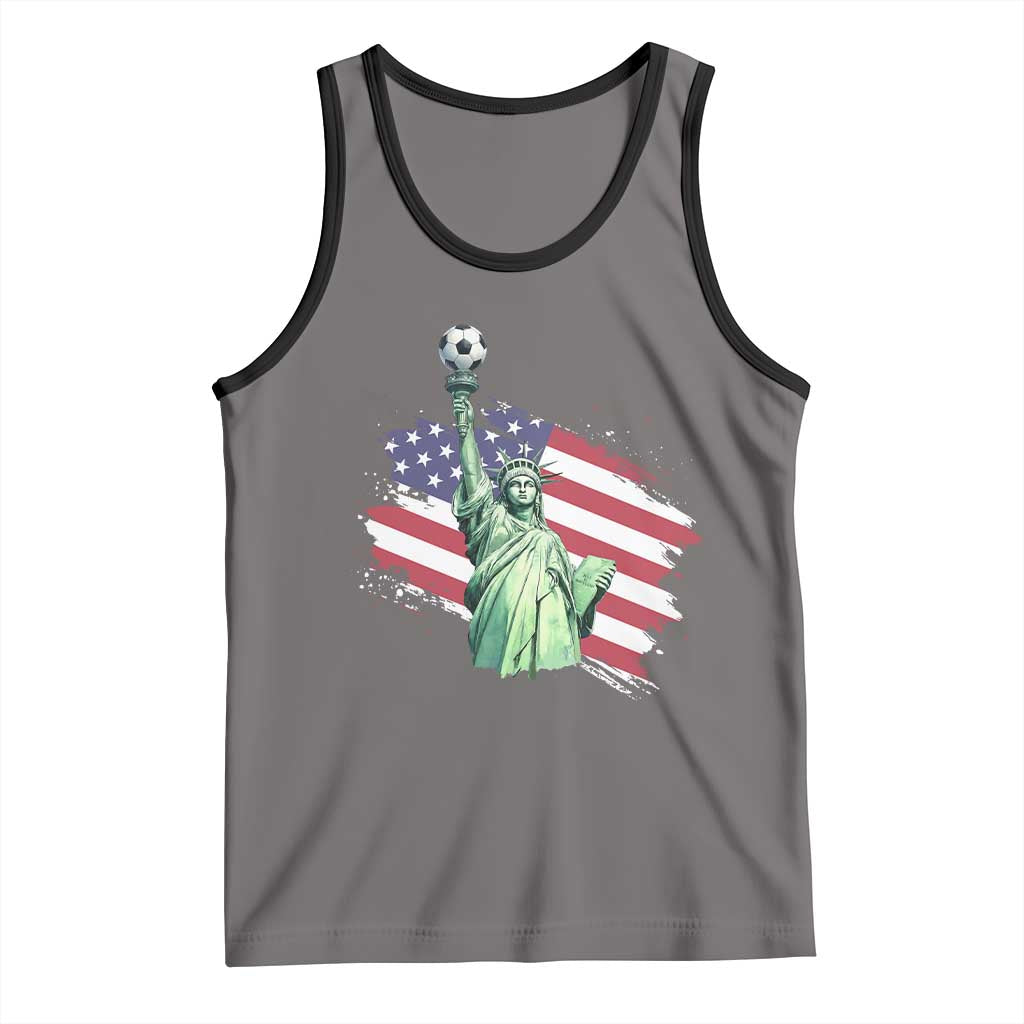 Statue Of Liberty Soccer Lover Tank Top New Yorker Fan Gift