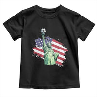 Statue Of Liberty Soccer Lover Toddler T Shirt New Yorker Fan Gift