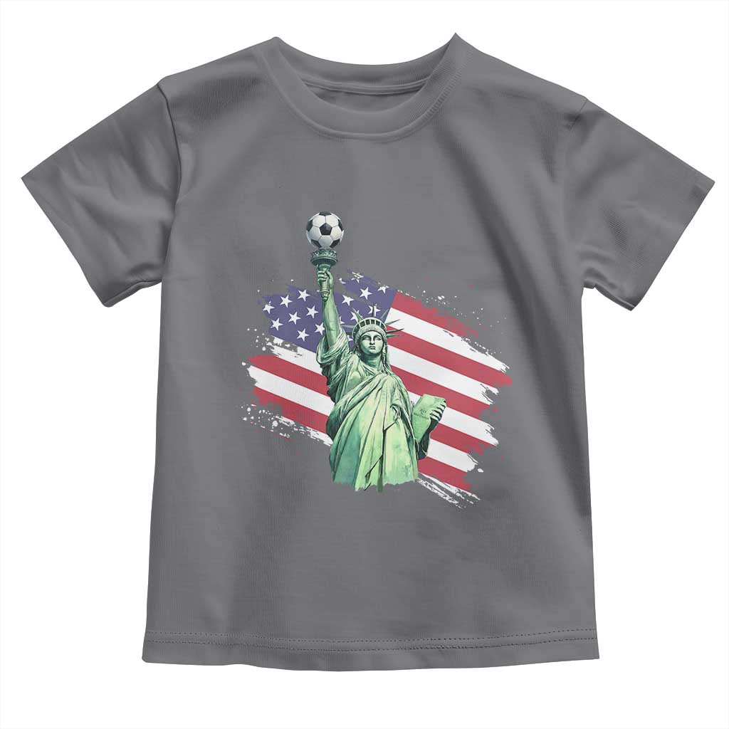 Statue Of Liberty Soccer Lover Toddler T Shirt New Yorker Fan Gift