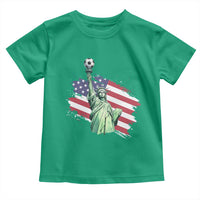Statue Of Liberty Soccer Lover Toddler T Shirt New Yorker Fan Gift