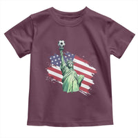 Statue Of Liberty Soccer Lover Toddler T Shirt New Yorker Fan Gift