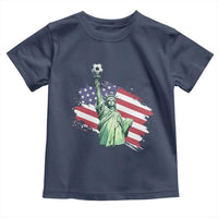 Statue Of Liberty Soccer Lover Toddler T Shirt New Yorker Fan Gift