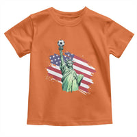 Statue Of Liberty Soccer Lover Toddler T Shirt New Yorker Fan Gift
