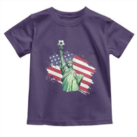 Statue Of Liberty Soccer Lover Toddler T Shirt New Yorker Fan Gift