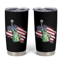 Statue Of Liberty Soccer Lover Tumbler Cup New Yorker Fan Gift