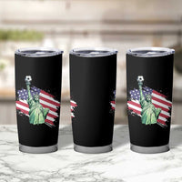 Statue Of Liberty Soccer Lover Tumbler Cup New Yorker Fan Gift