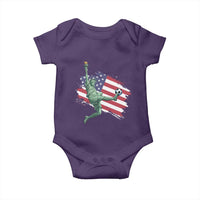 Funny Statue Of Liberty Playing Soccer Baby Onesie New Yorker Fan Gift