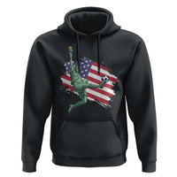 Funny Statue Of Liberty Playing Soccer Hoodie New Yorker Fan Gift
