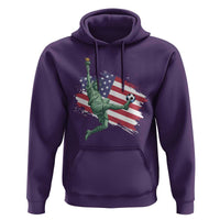 Funny Statue Of Liberty Playing Soccer Hoodie New Yorker Fan Gift