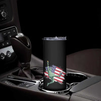 Funny Statue Of Liberty Playing Soccer Skinny Tumbler New Yorker Fan Gift