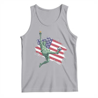 Funny Statue Of Liberty Playing Soccer Tank Top New Yorker Fan Gift