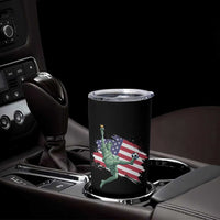 Funny Statue Of Liberty Playing Soccer Tumbler Cup New Yorker Fan Gift