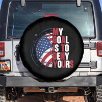 My Goal Is To Deny Yours Spare Tire Cover Soccer Goalie Gift