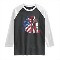 My Goal Is To Deny Yours Raglan Shirt Soccer Goalie Gift