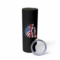 My Goal Is To Deny Yours Skinny Tumbler Soccer Goalie Gift
