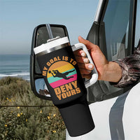 My Goal Is To Deny Yours Tumbler With Handle Soccer Goalkeeper Pride