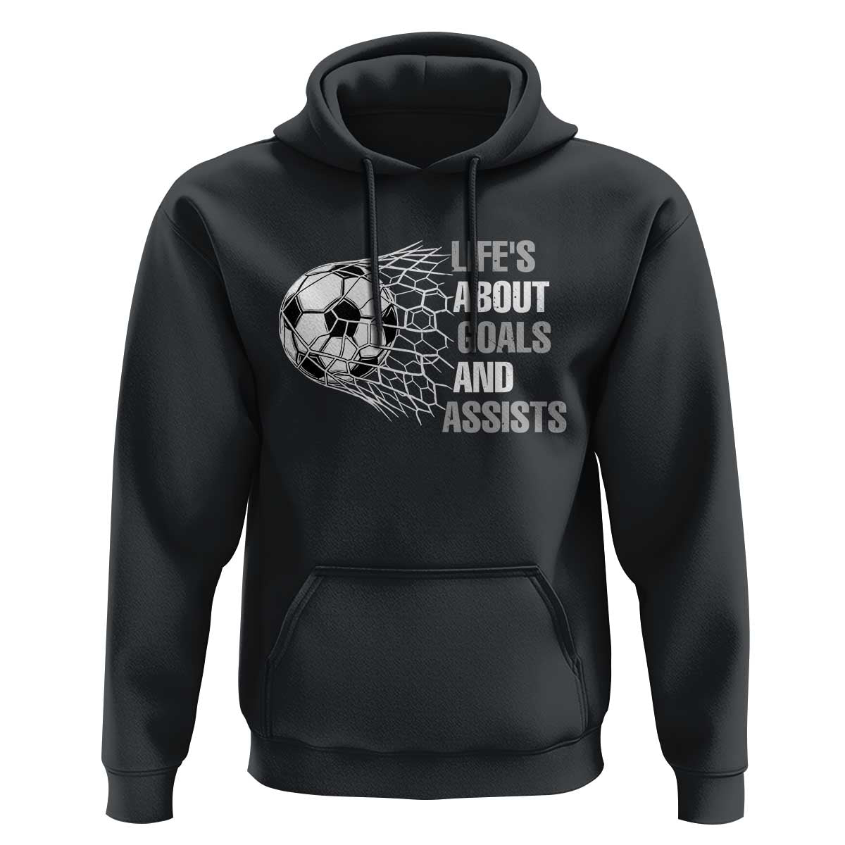 Funny Life Is About Goals And Assists Hoodie Soccer Lover