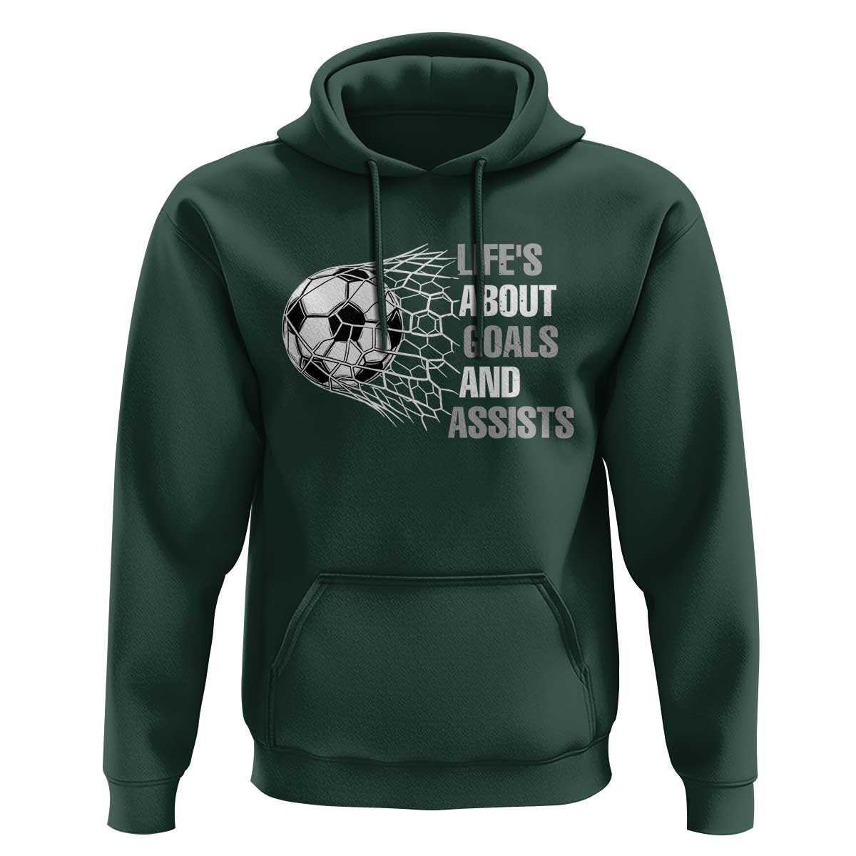Funny Life Is About Goals And Assists Hoodie Soccer Lover