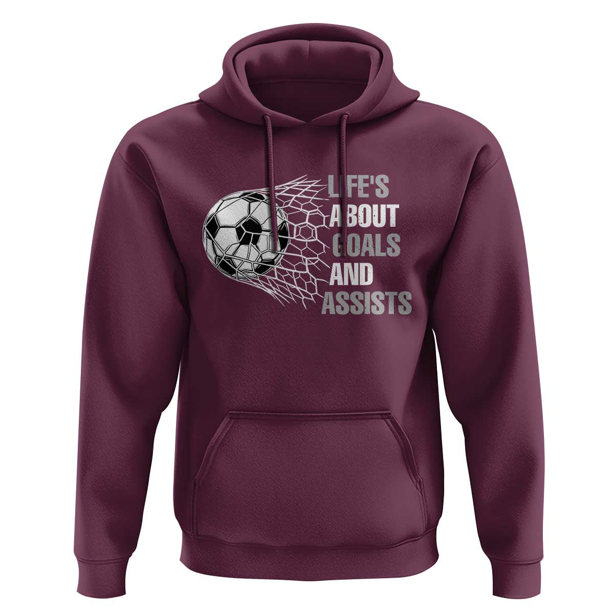 Funny Life Is About Goals And Assists Hoodie Soccer Lover