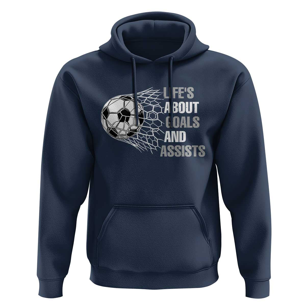 Funny Life Is About Goals And Assists Hoodie Soccer Lover