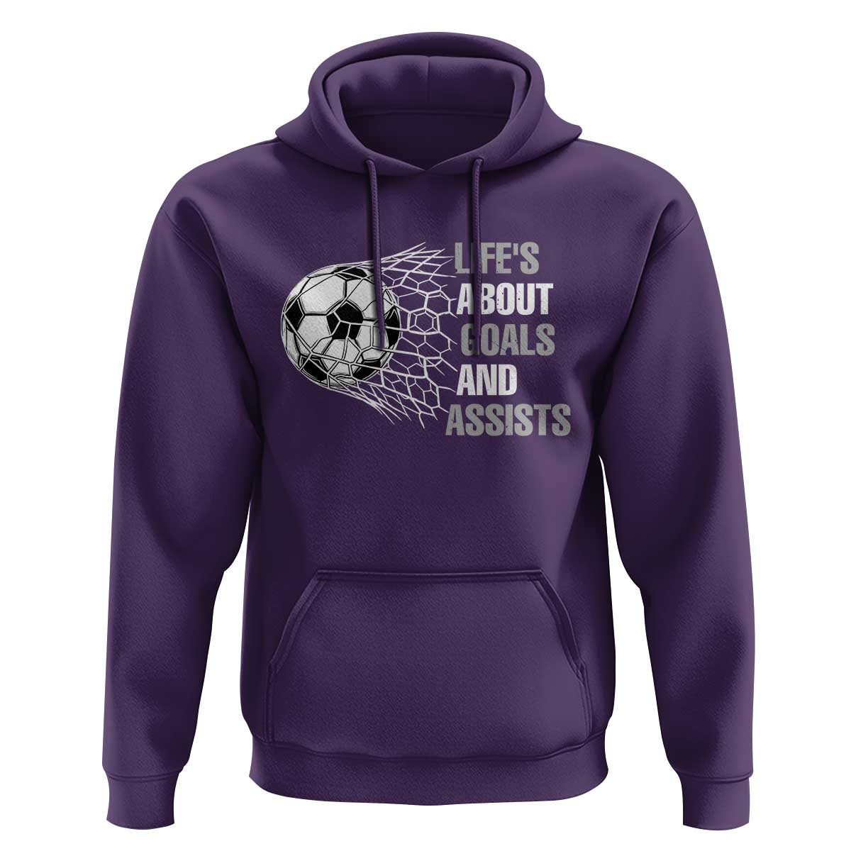 Funny Life Is About Goals And Assists Hoodie Soccer Lover