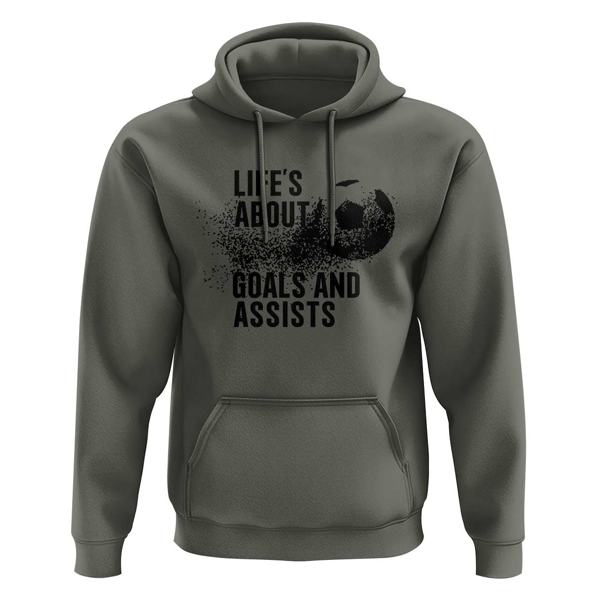 Funny Life Is About Goals And Assists Hoodie Goalkeepers Gifts