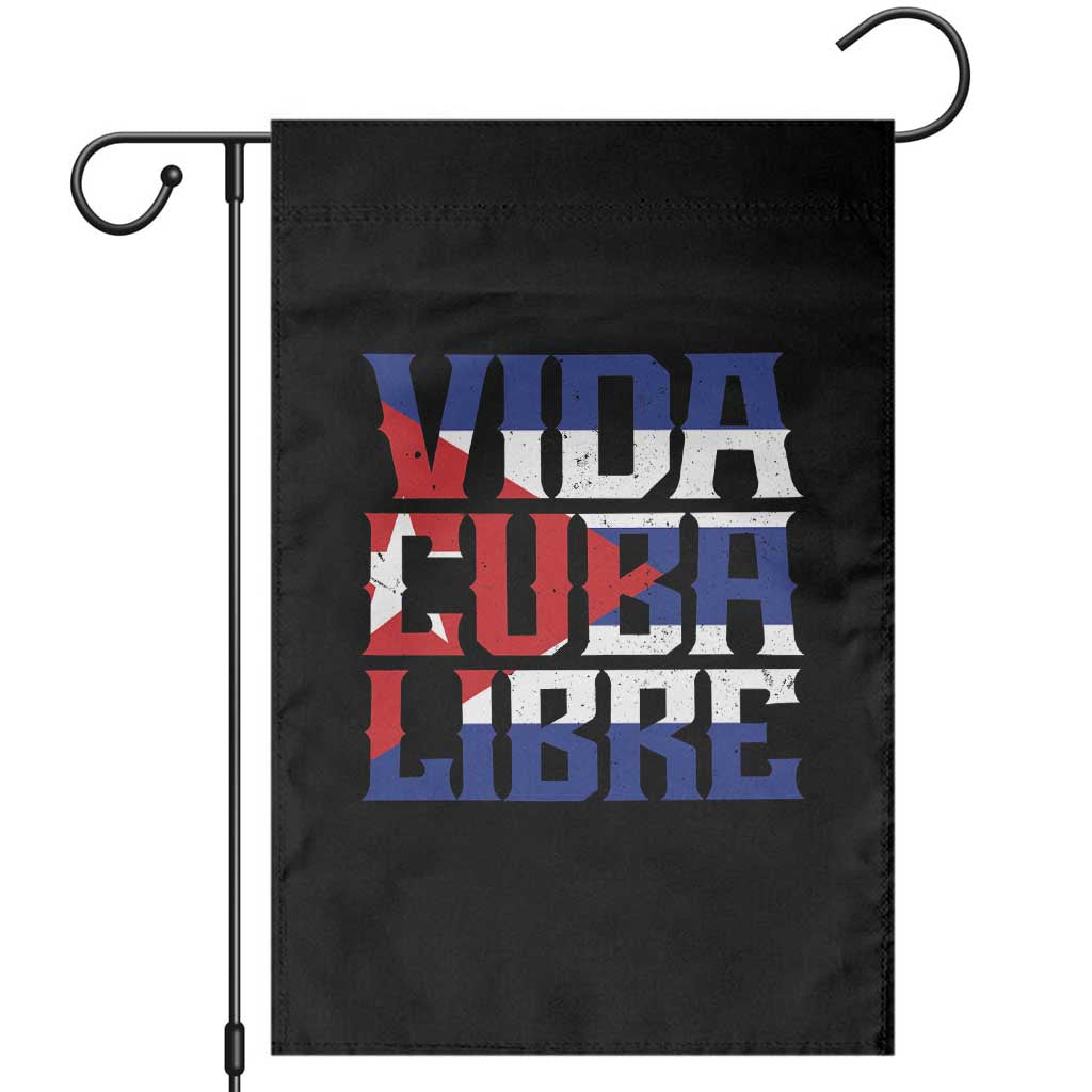 Viva Cuba Libre Garden Flag Cuban Freedom Supporter
