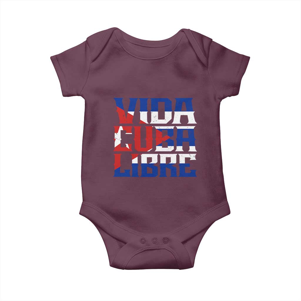 Viva Cuba Libre Baby Onesie Cuban Freedom Supporter