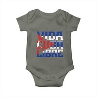 Viva Cuba Libre Baby Onesie Cuban Freedom Supporter