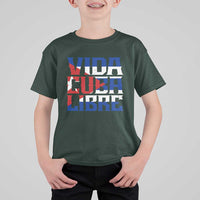 Viva Cuba Libre T Shirt For Kid Cuban Freedom Supporter