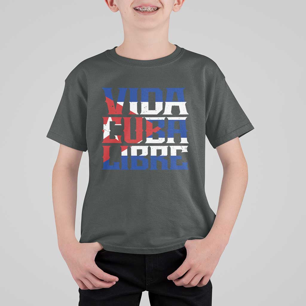 Viva Cuba Libre T Shirt For Kid Cuban Freedom Supporter