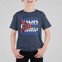 Viva Cuba Libre T Shirt For Kid Cuban Freedom Supporter