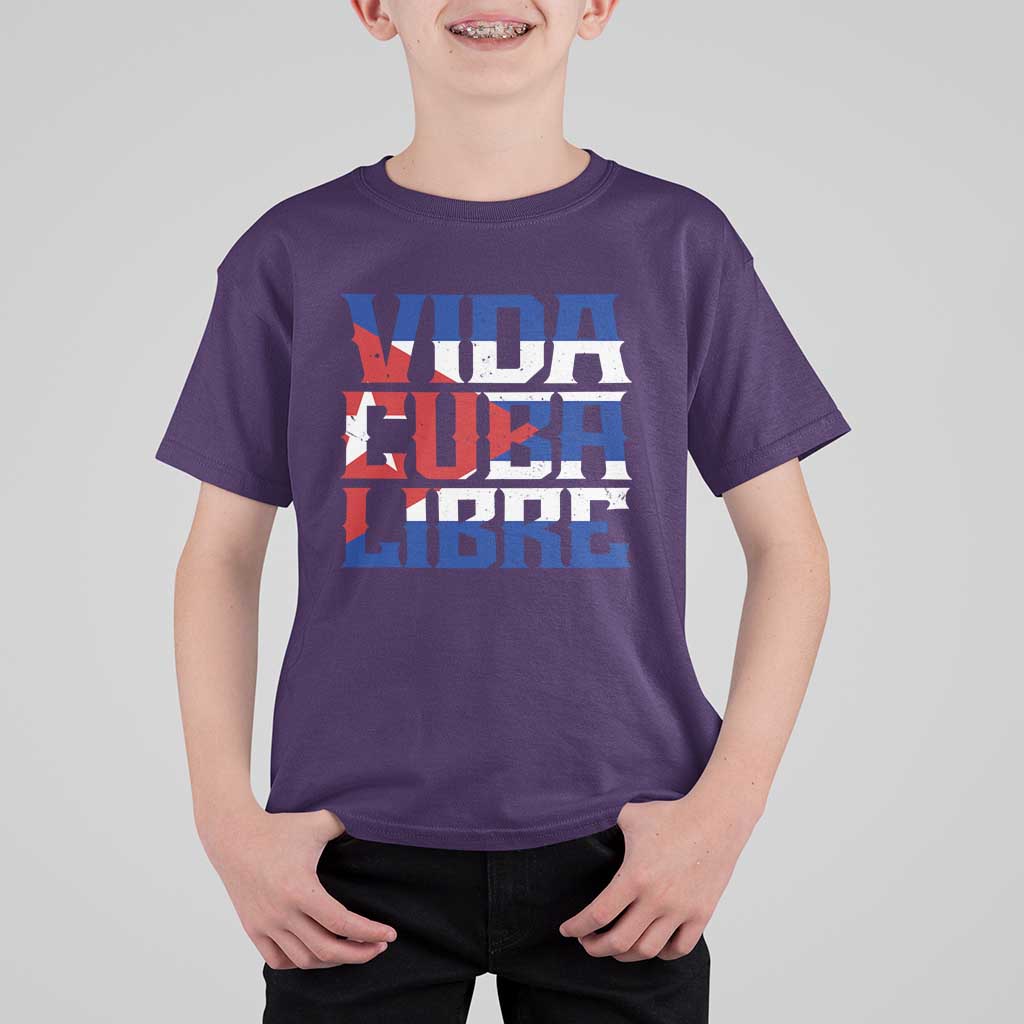 Viva Cuba Libre T Shirt For Kid Cuban Freedom Supporter