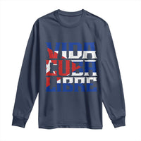 Viva Cuba Libre Long Sleeve Shirt Cuban Freedom Supporter