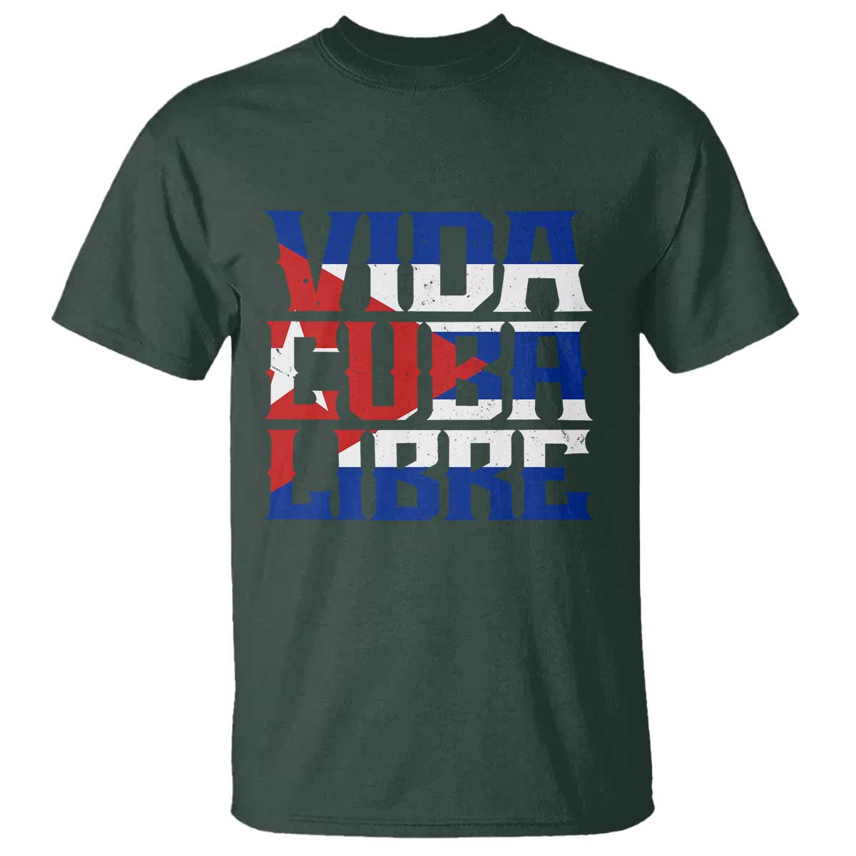Viva Cuba Libre T Shirt Cuban Freedom Supporter
